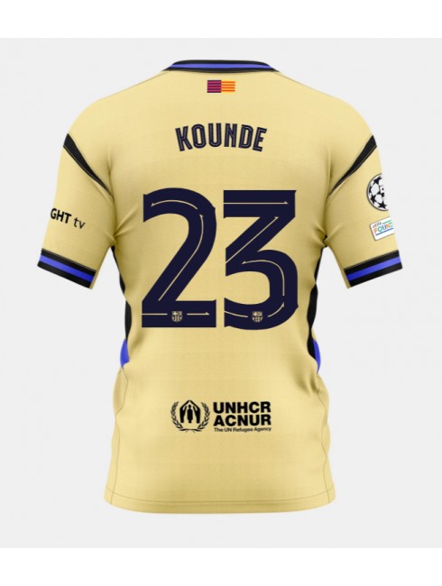 Barcelona Jules Kounde #23 Auswärtstrikot 2025-26 Kurzarm Barcelona Jules Kounde #23 Auswärtstrikot 2025-26 Kurzarm